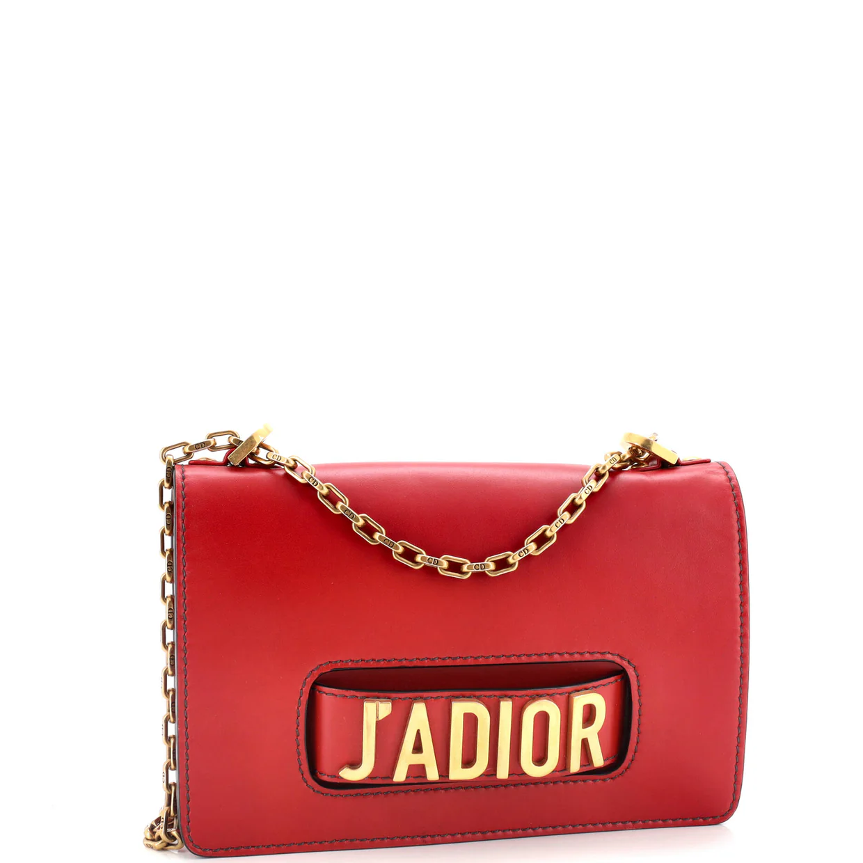 J'Adior Flap Bag Leather Medium - Deep Luxury
