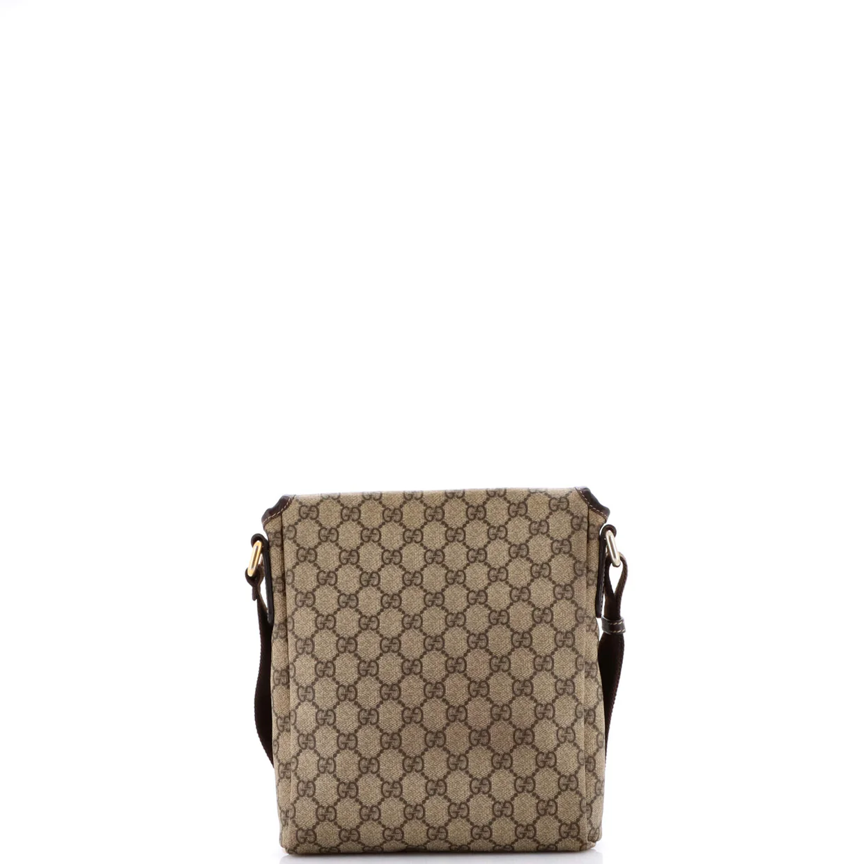 Flap Messenger GG Coated Canvas Small - Deep Luxury
