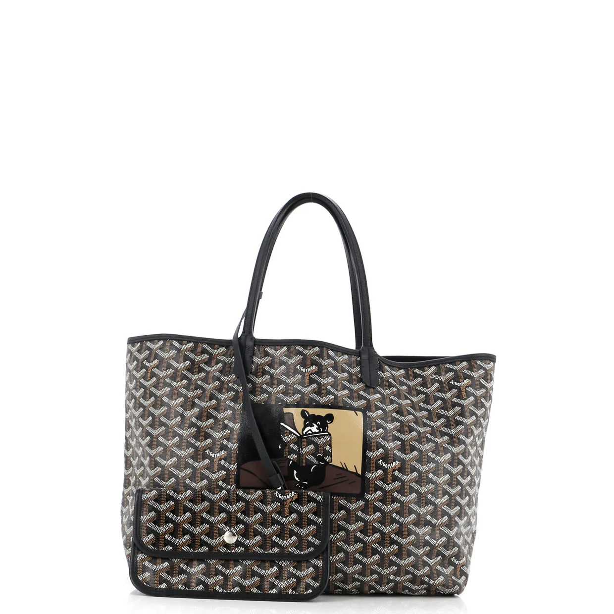 Saint Louis Tote Printed Coated Canvas PM - Deep Luxury