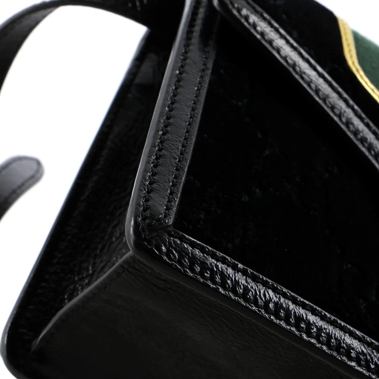 Sylvie Top Handle Bag GG Velvet Mini - Deep Luxury