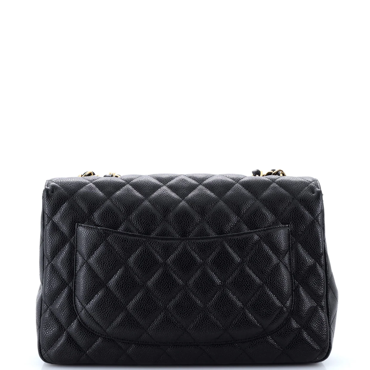Classic Single Flap Bag Quilted Caviar Jumbo - Deep Luxury
