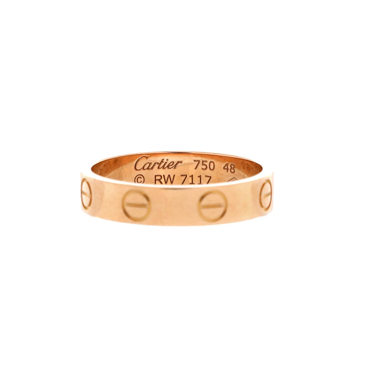 Love Wedding Band Ring 18K Rose Gold - Deep Luxury