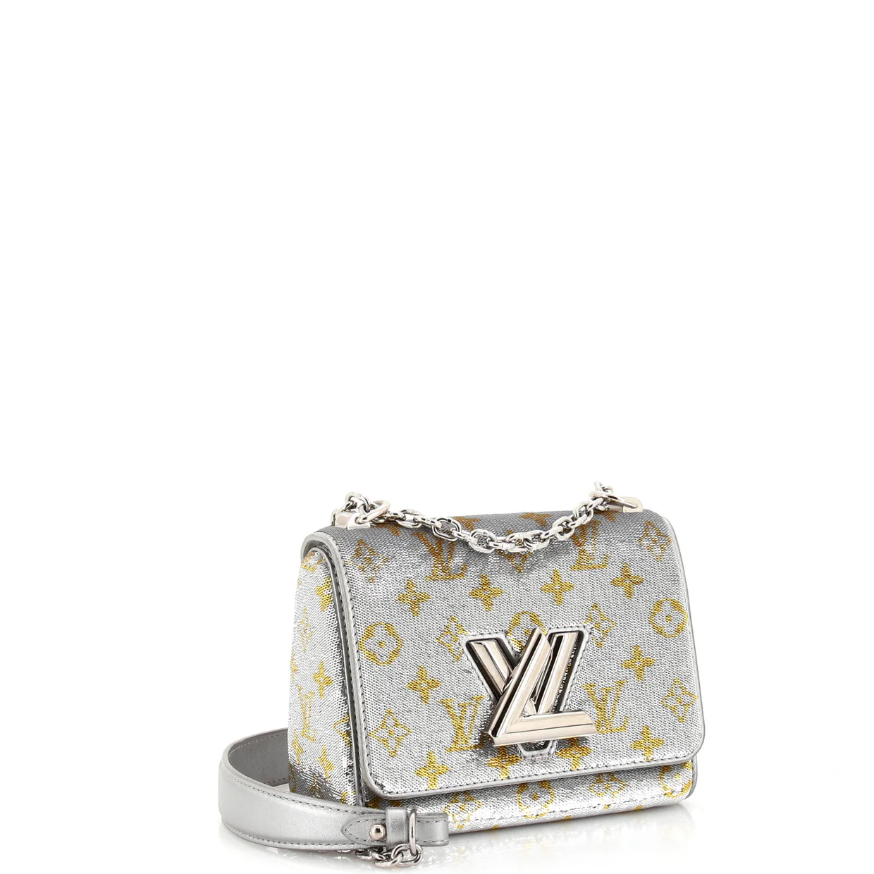 Twist Handbag Monogram Sequins PM - Deep Luxury