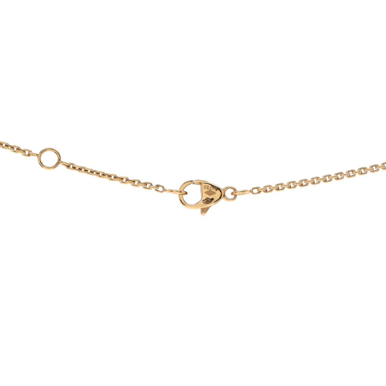 Idylle Blossom Pendant Necklace 18K Yellow Gold with Diamond - Deep Luxury