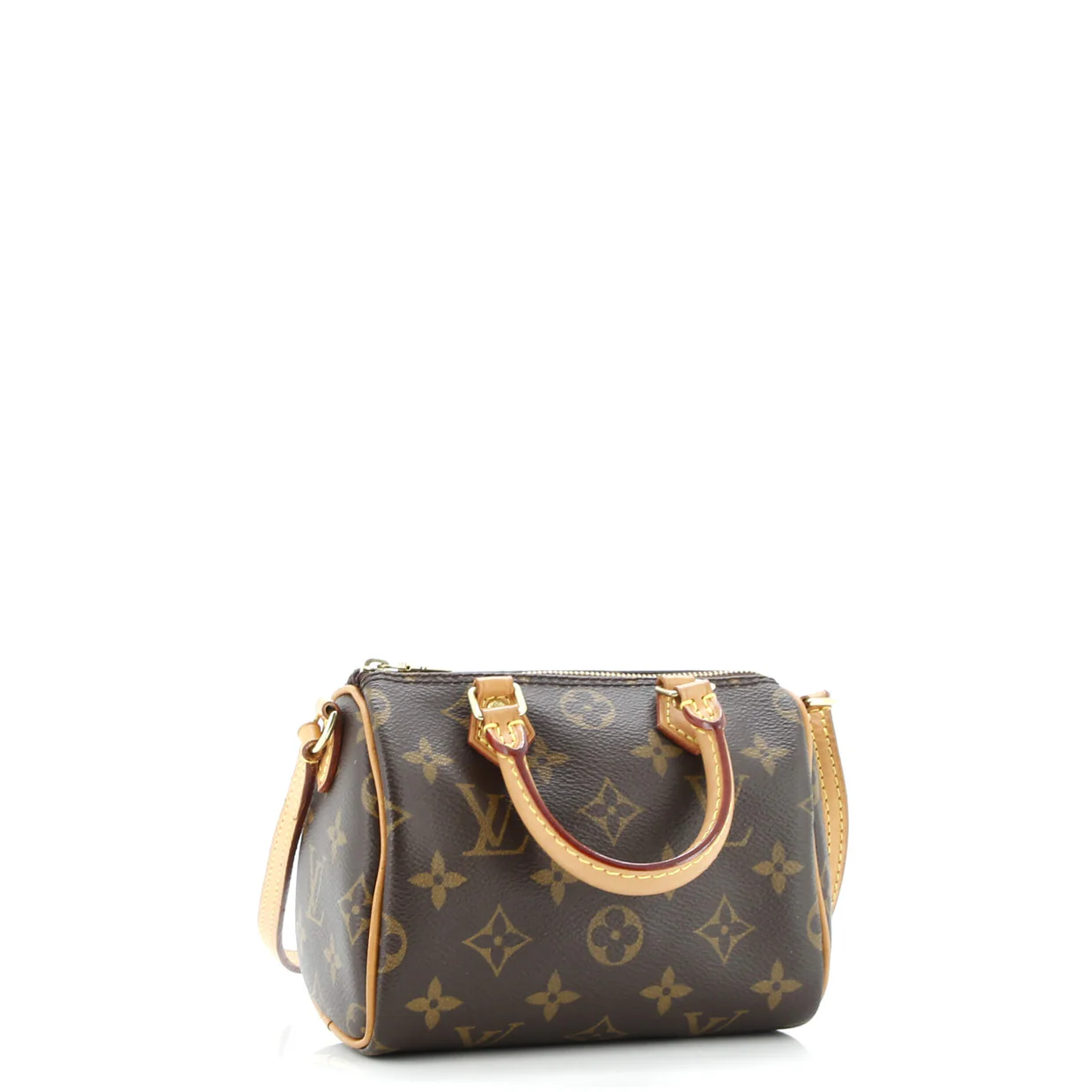 Speedy Bandouliere Bag Monogram Canvas Nano - Deep Luxury