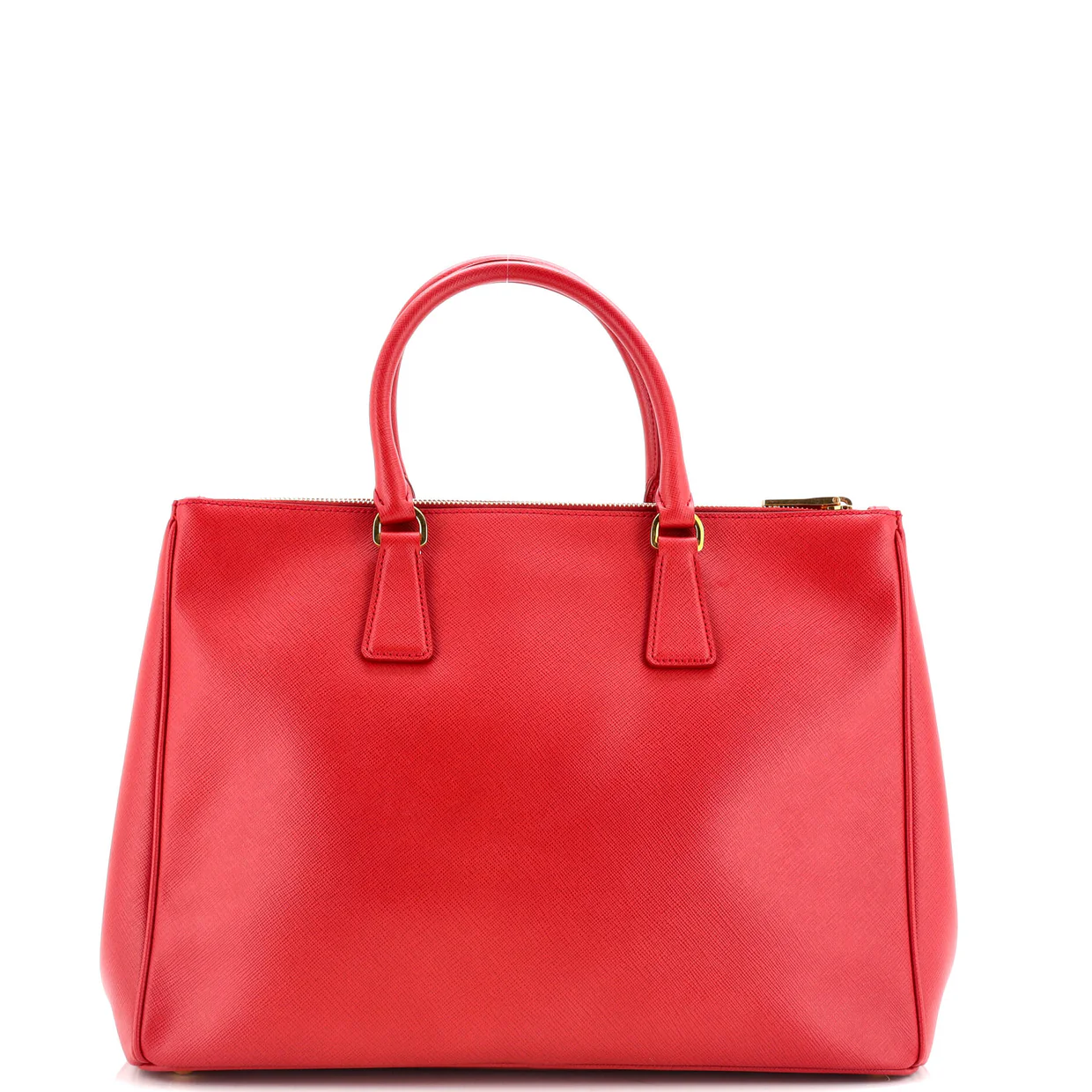 Double Zip Lux Tote Saffiano Leather Large - Deep Luxury