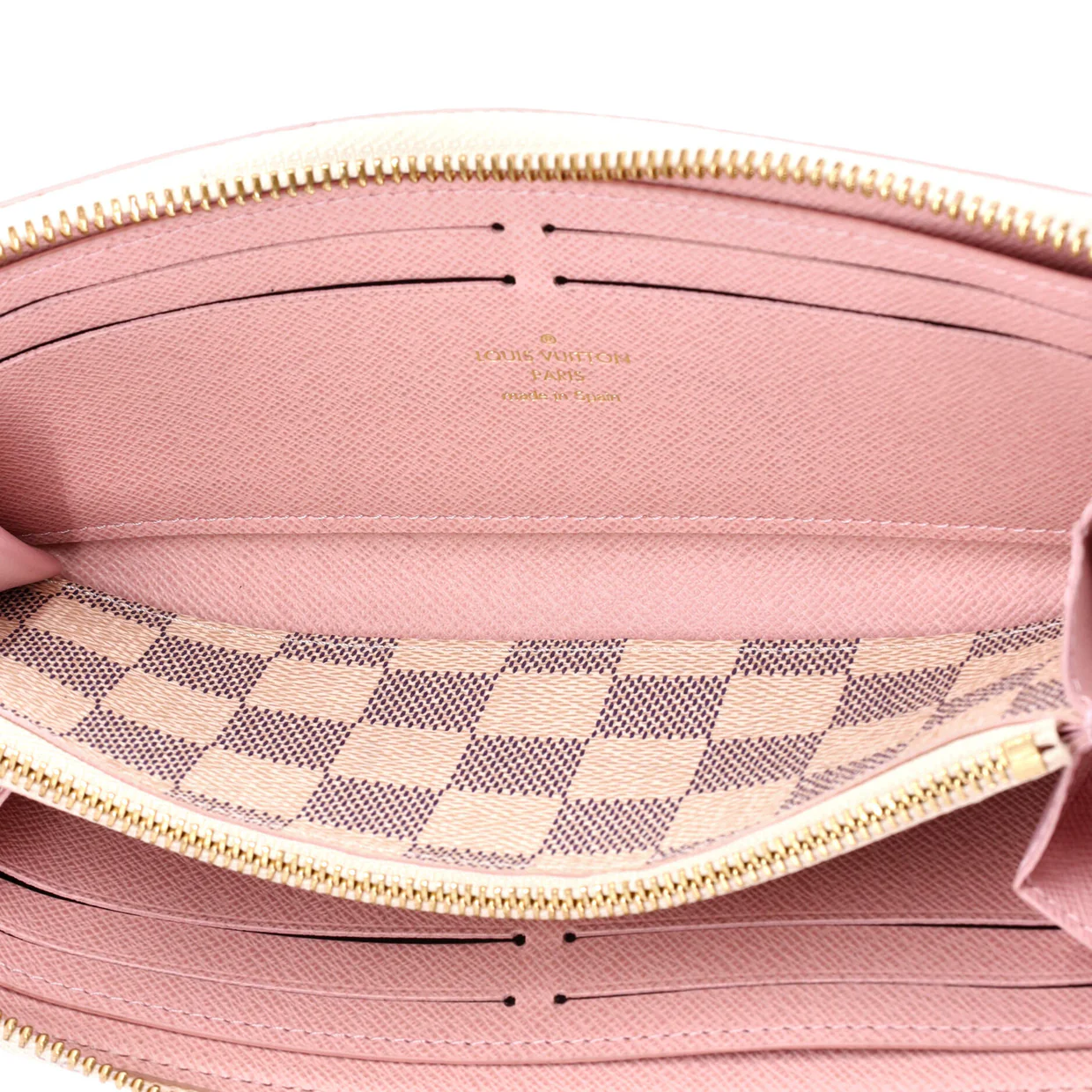 Clemence Wallet Studded Damier - Deep Luxury