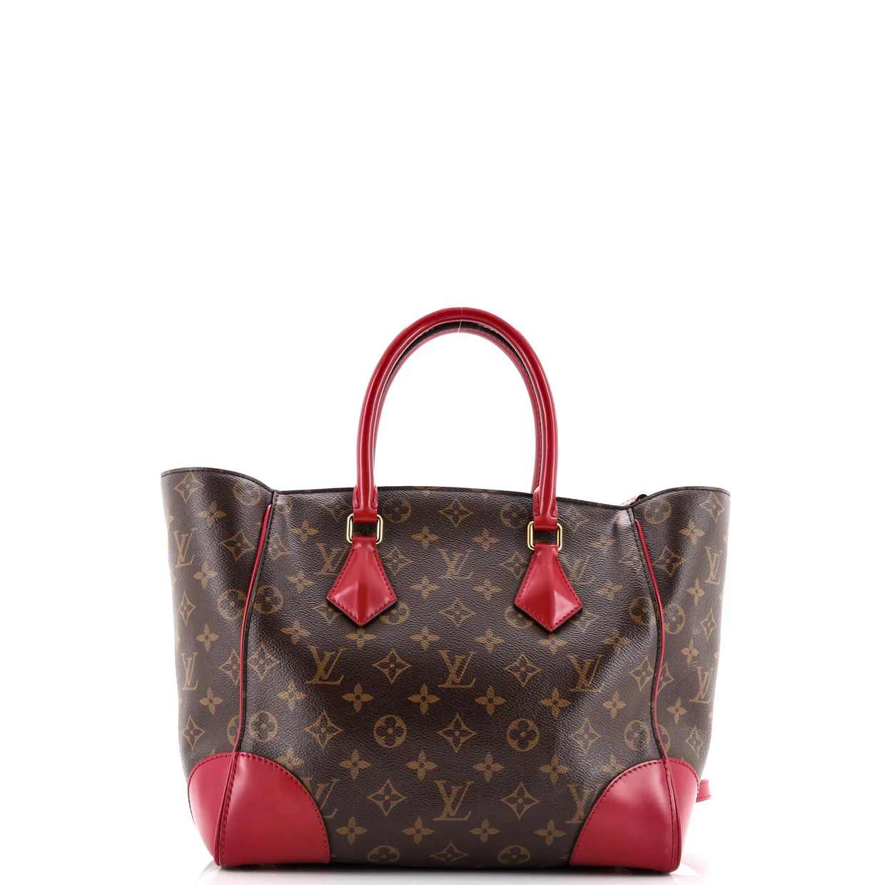 Phenix Tote Monogram Canvas with Leather MM - Deep Luxury