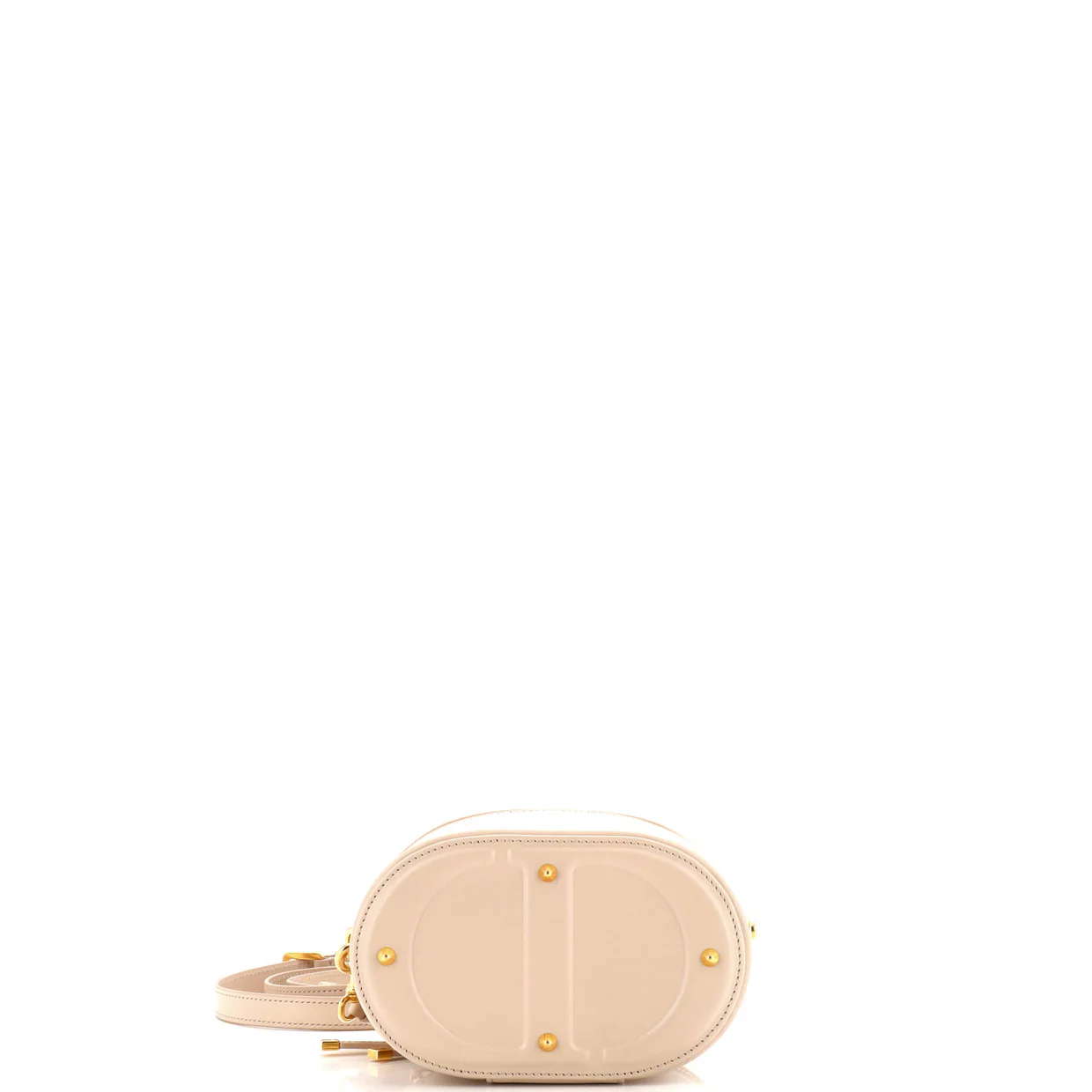 CD Signature Vanity Case Leather Small - Deep Luxury