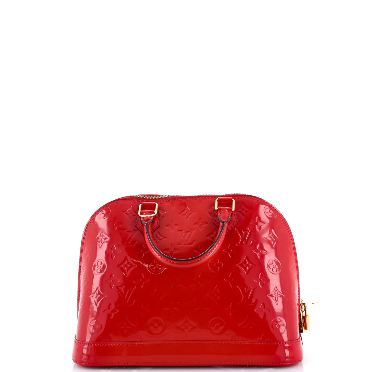 Alma Handbag Monogram Vernis PM - Deep Luxury