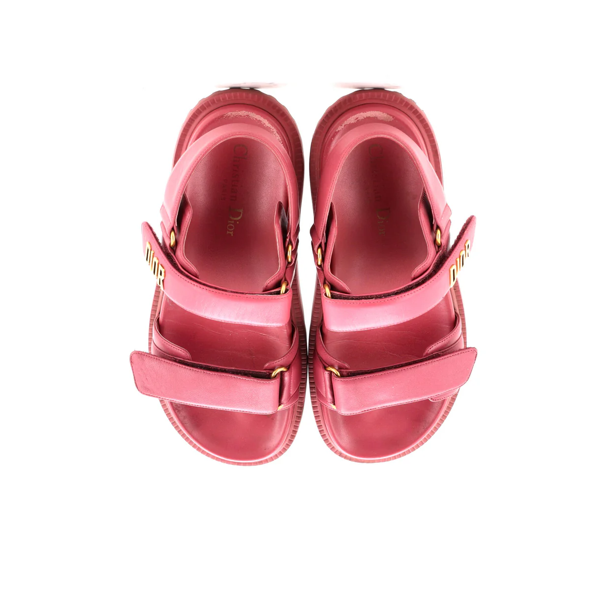 Women's DiorAct Sandals Leather - Deep Luxury