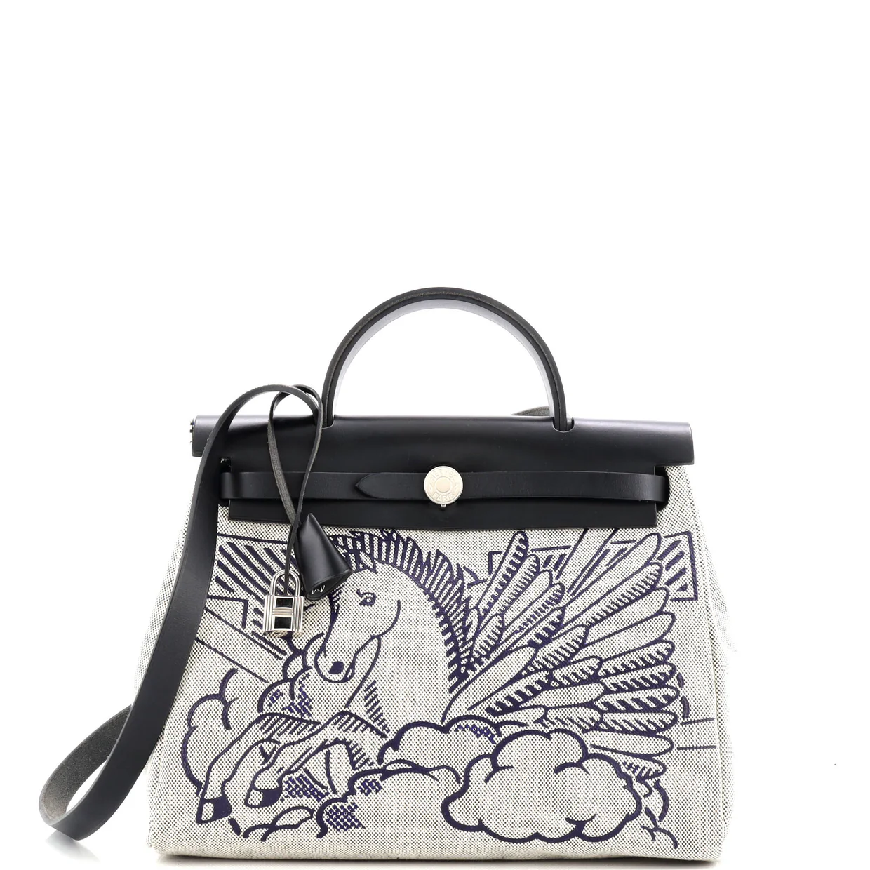 Herbag Zip Pegase Pop Toile and Leather 31 - Deep Luxury