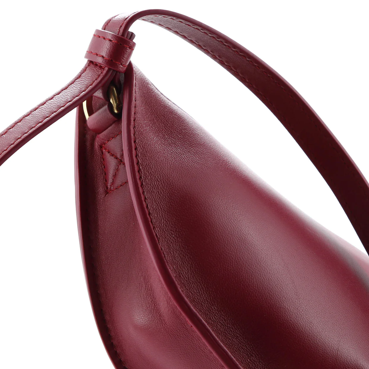 Shield Sling Shoulder Bag Leather Mini - Deep Luxury