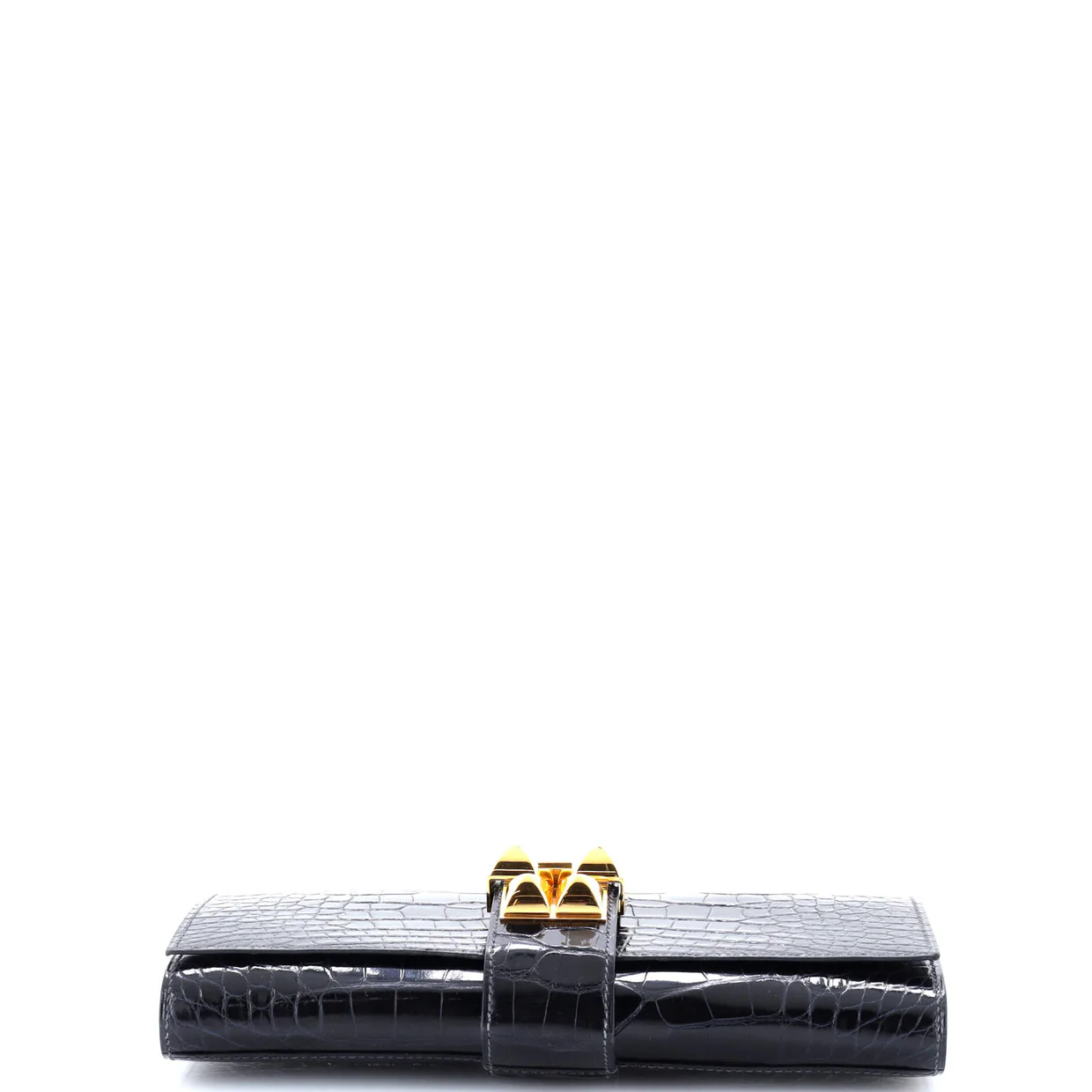 Medor Clutch Shiny Alligator 23 - Deep Luxury