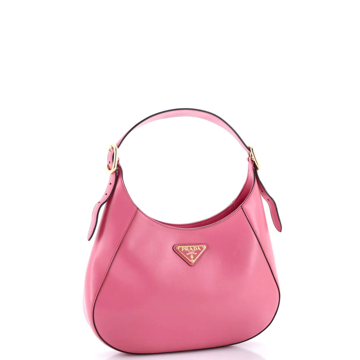 Cleo Shoulder Bag Box Calf Medium - Deep Luxury