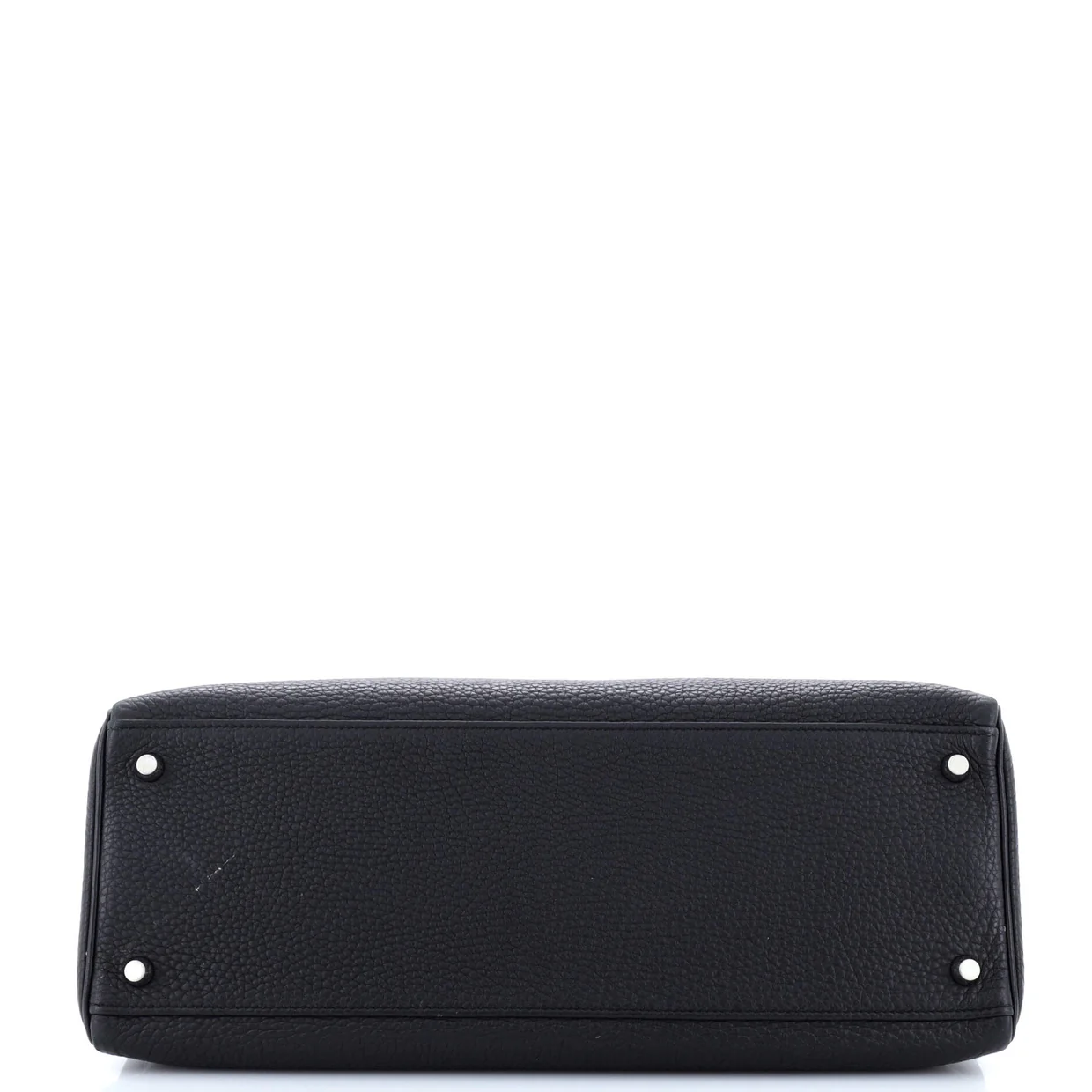Kelly Handbag Noir Togo with Palladium Hardware 35 - Deep Luxury