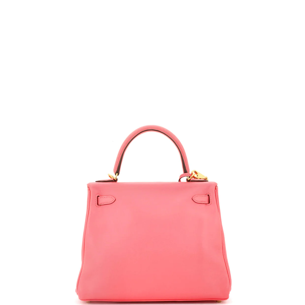 Kelly Handbag Rose Azalée Swift with Gold Hardware 25 - Deep Luxury