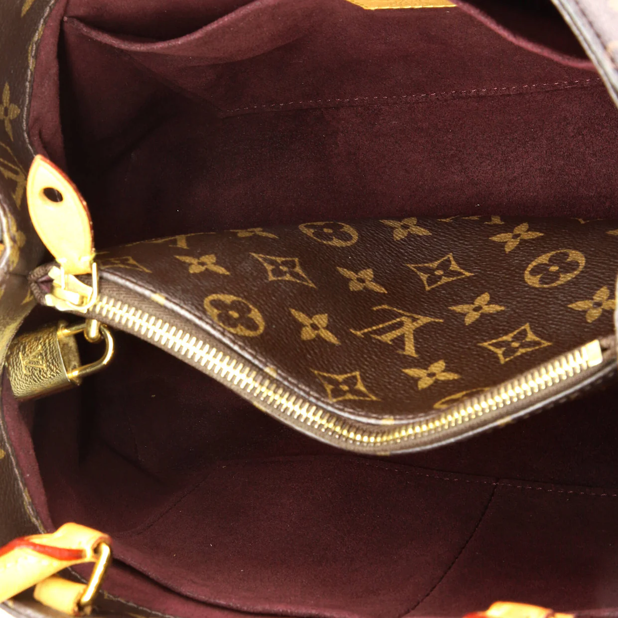 Montaigne Handbag Monogram Canvas MM - Deep Luxury