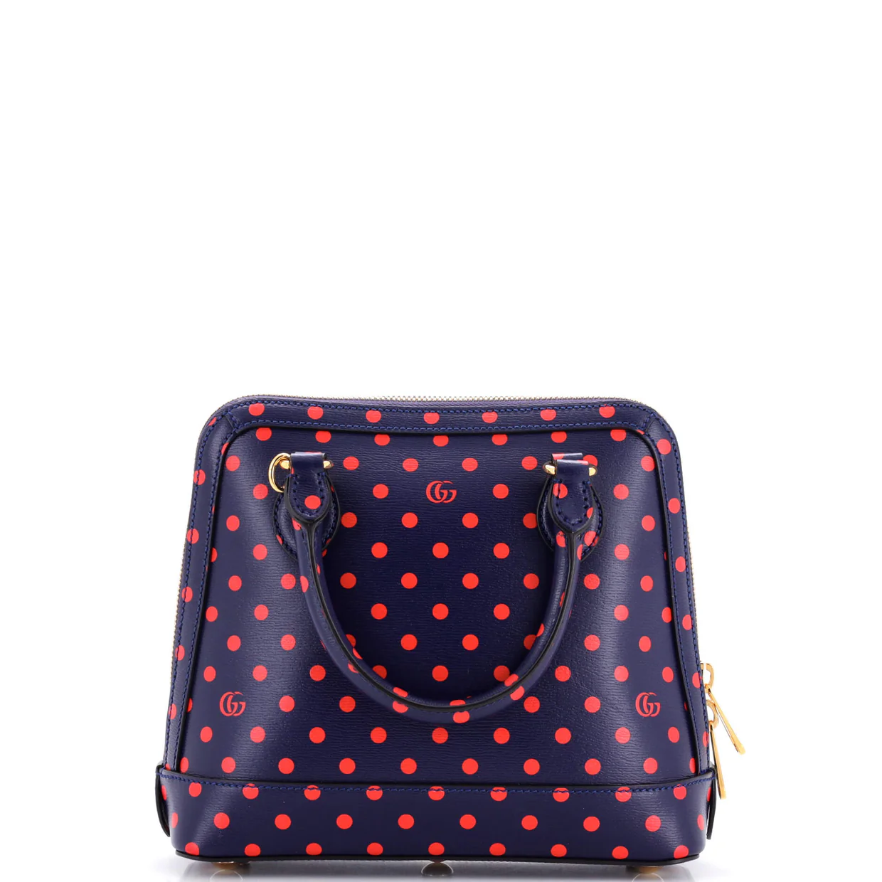 Horsebit 1955 Top Handle Bag Printed Leather Small - Deep Luxury