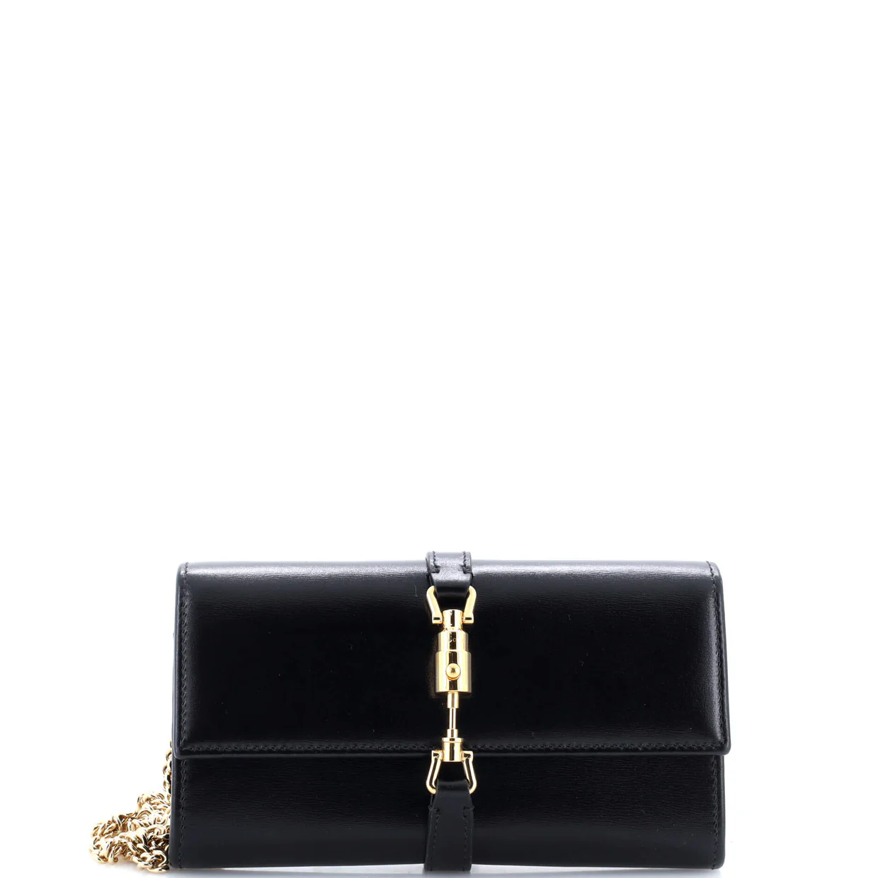 Jackie 1961 Continental Chain Wallet Leather - Deep Luxury