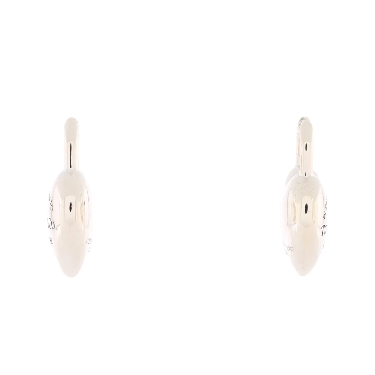 Return to Tiffany Full Heart Earrings Sterling Silver - Deep Luxury