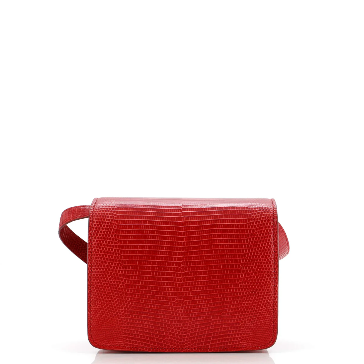 Classic Box Bag Lizard Small - Deep Luxury