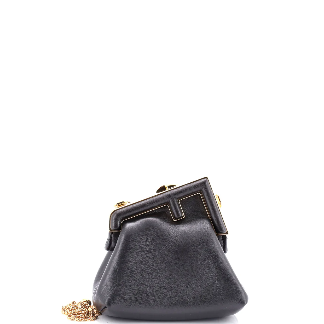 First Charm Crossbody Bag Leather Nano - Deep Luxury