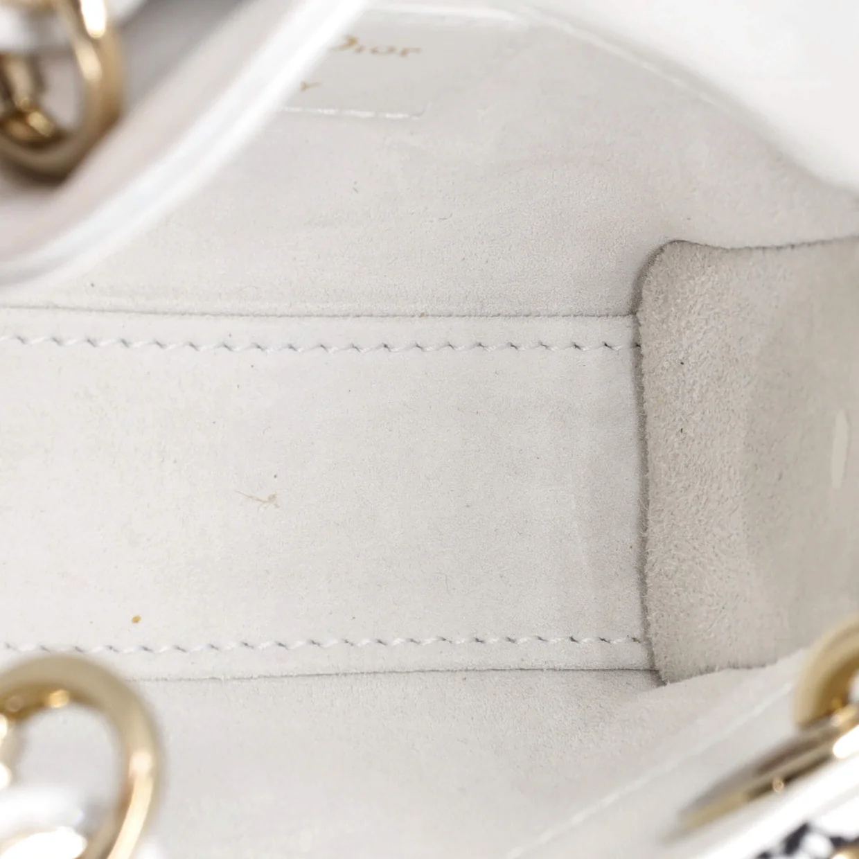 Lady Dior Bag Beaded Embroidered Leather Micro - Deep Luxury