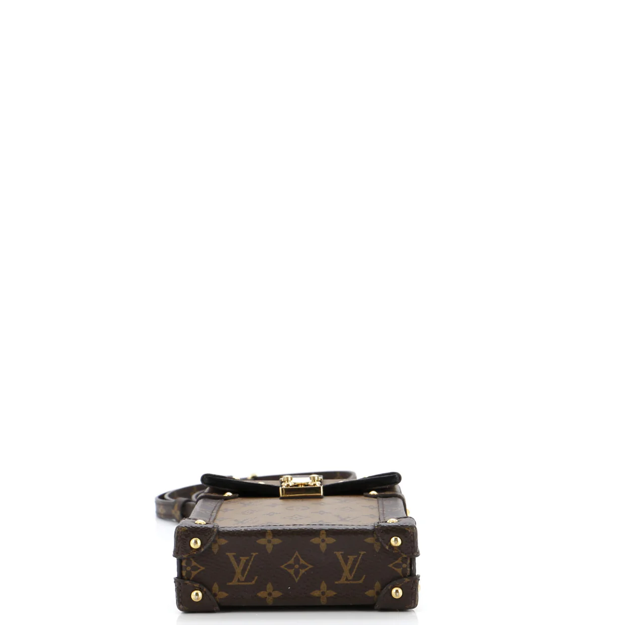 Vertical Trunk Pochette Reverse Monogram Canvas - Deep Luxury