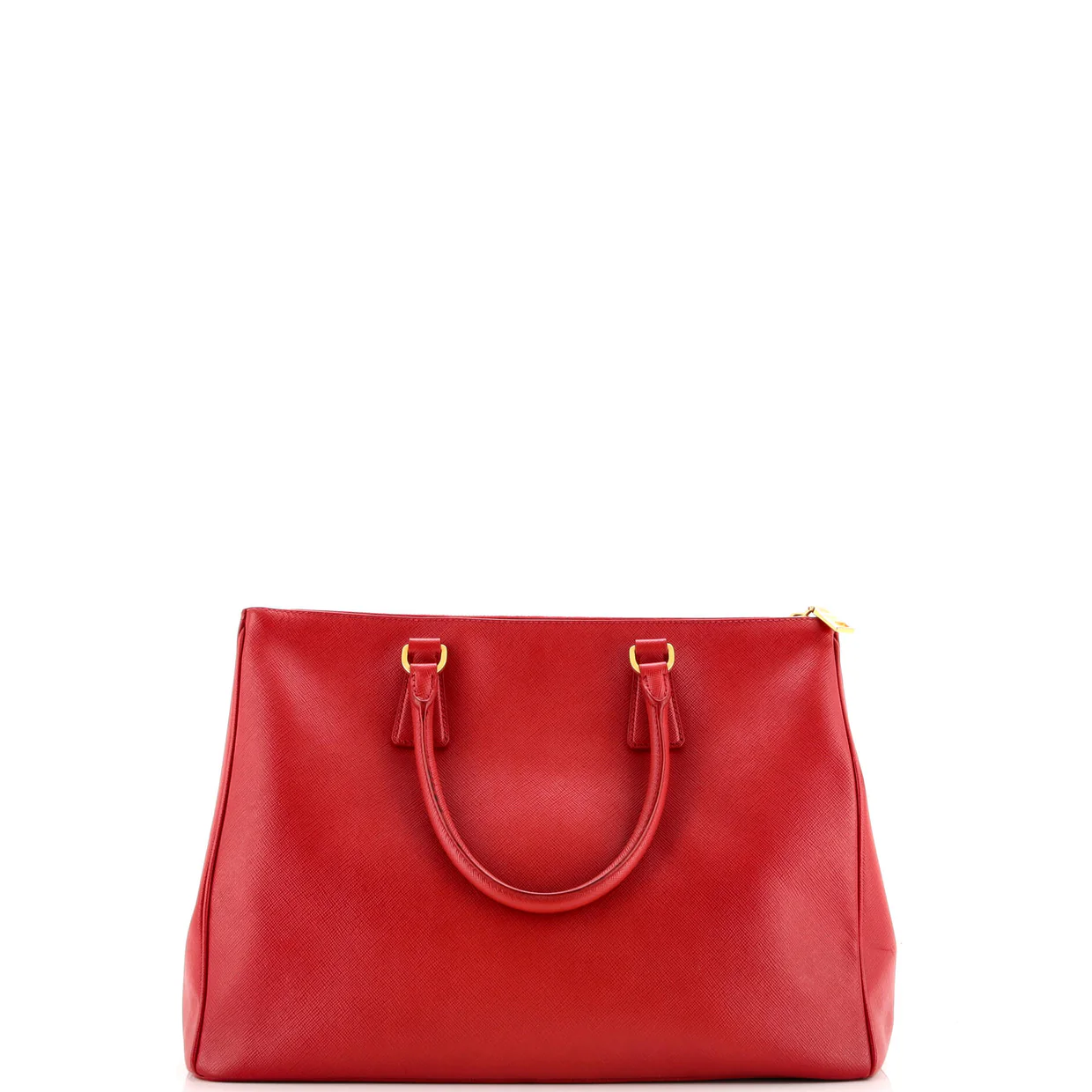 Double Zip Lux Tote Saffiano Leather Medium - Deep Luxury