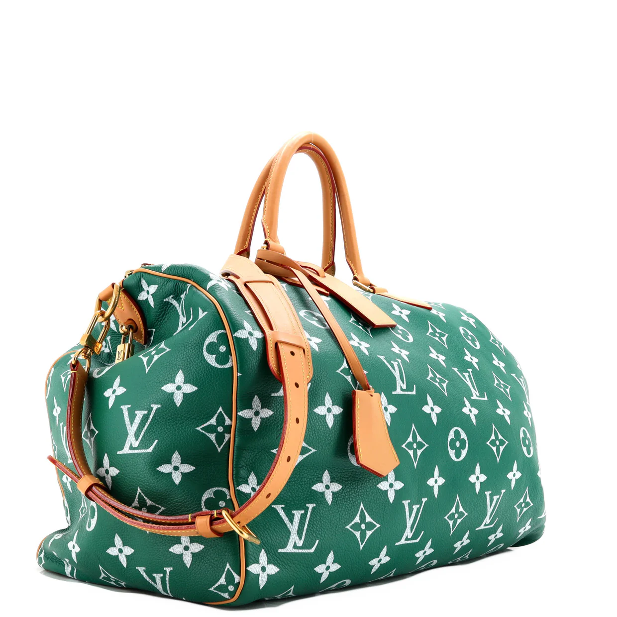 Speedy P9 Bandouliere Bag Monogram Leather 50 - Deep Luxury