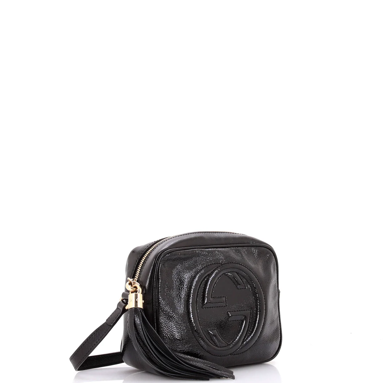 Soho Disco Crossbody Bag Patent Small - Deep Luxury