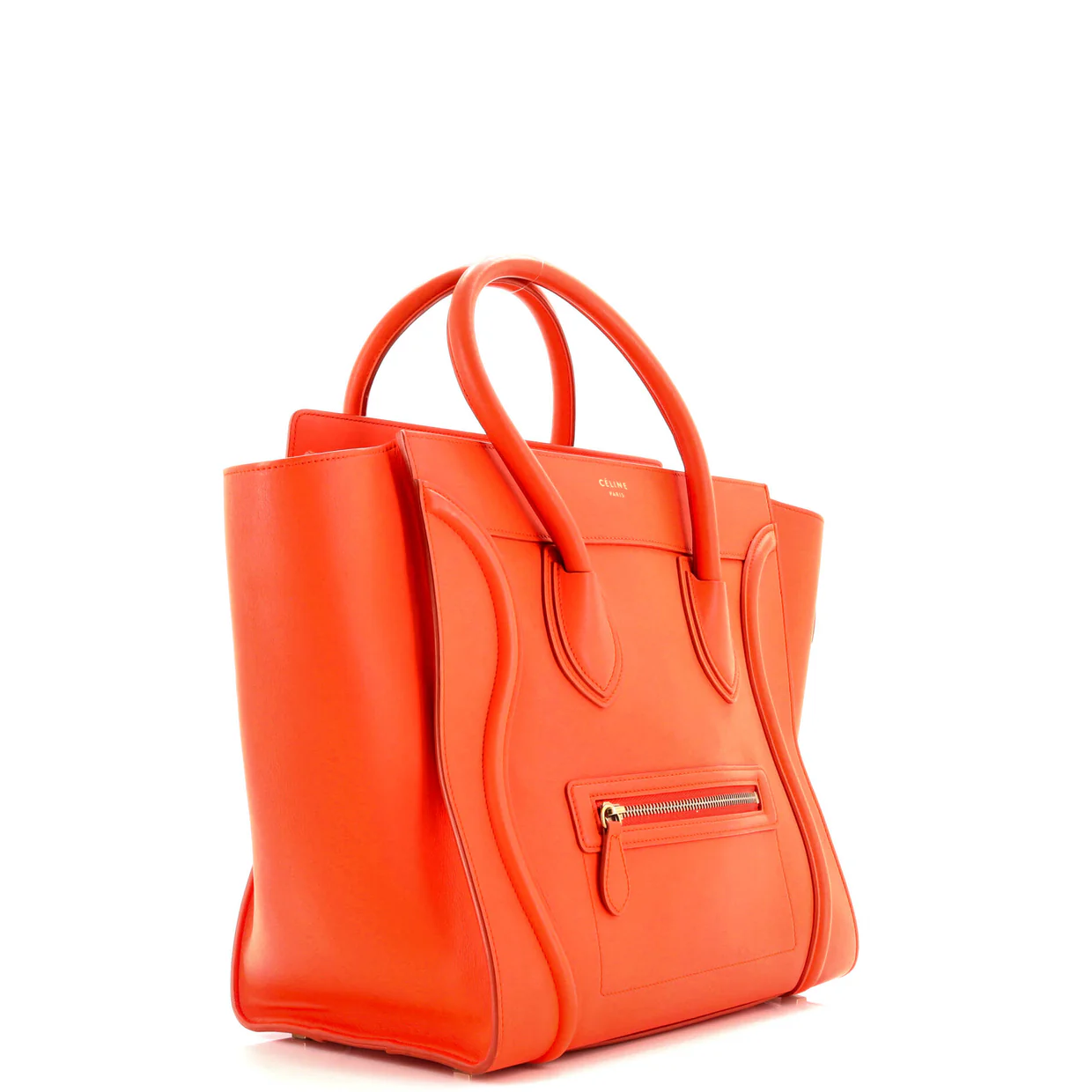 Luggage Bag Smooth Leather Mini - Deep Luxury