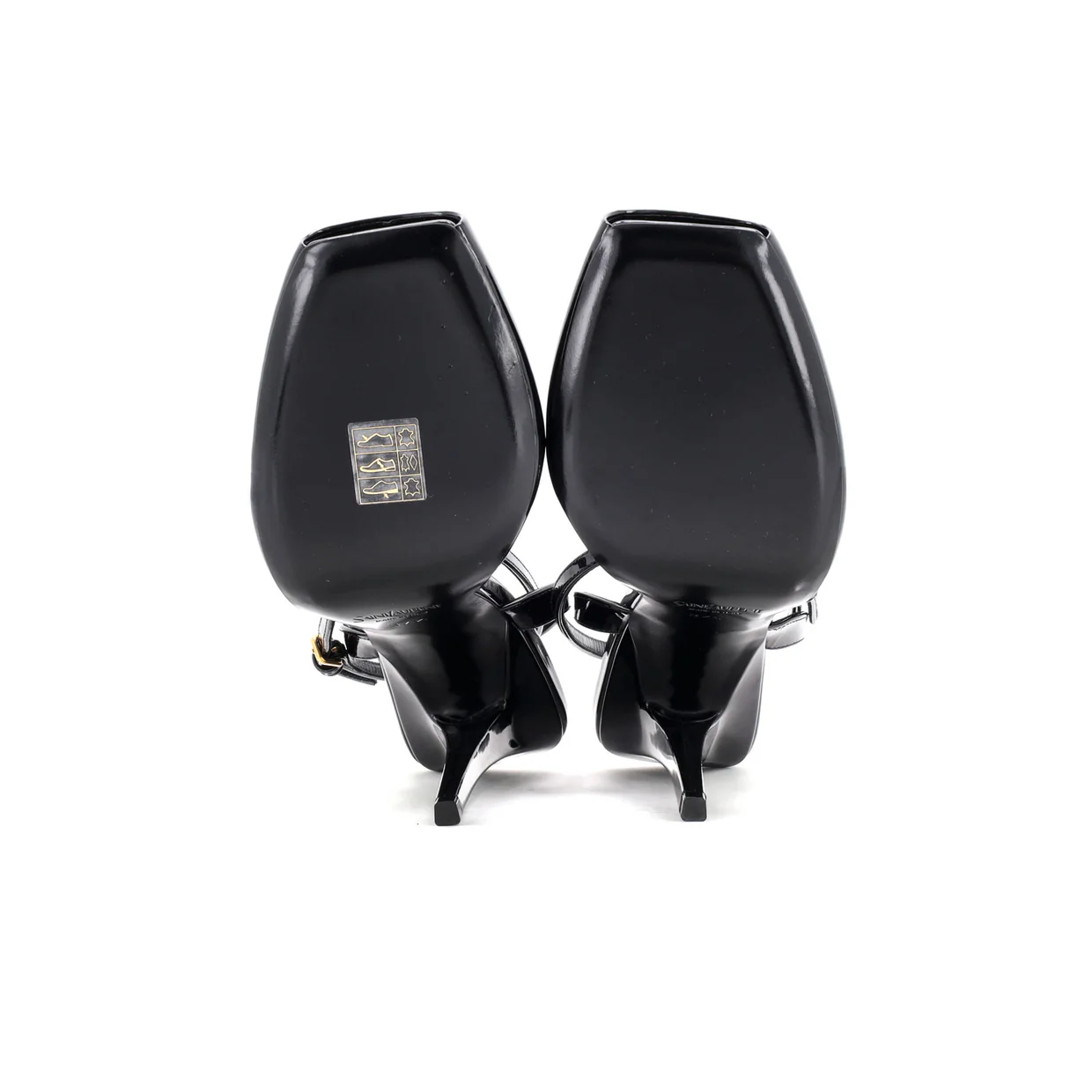 Women's La Scandale Heeled Sandals Patent 110 - Deep Luxury