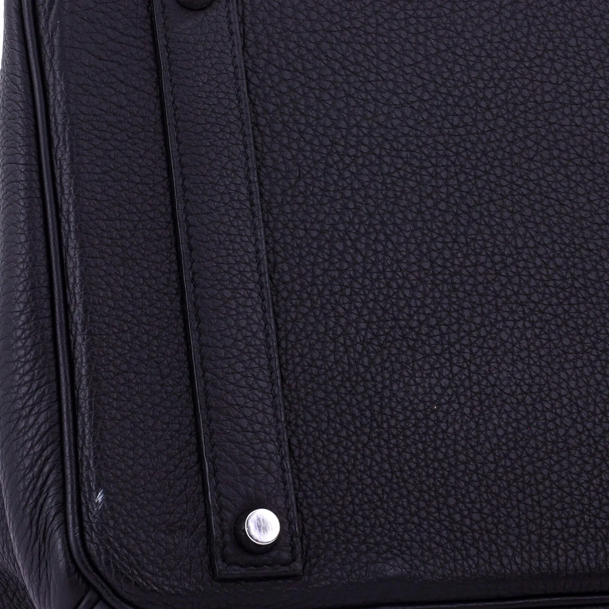 Birkin Handbag Noir Togo with Palladium Hardware 40 - Deep Luxury