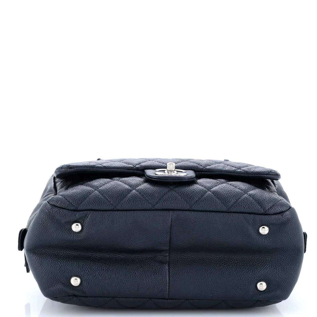 Camera Case Flap Bag Quilted Caviar Medium - Deep Luxury