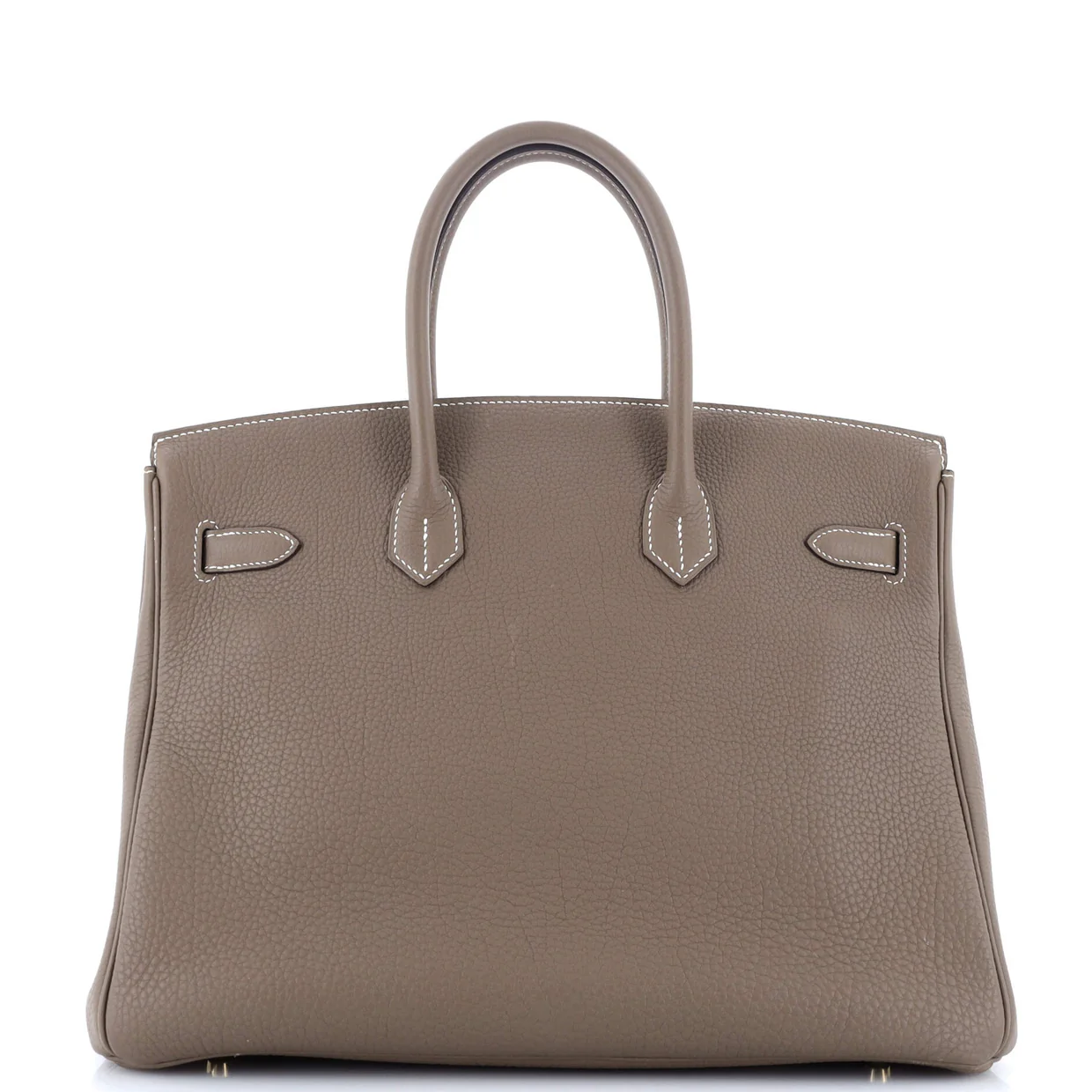 Birkin Handbag Grey Togo with Gold Hardware 35 - Deep Luxury