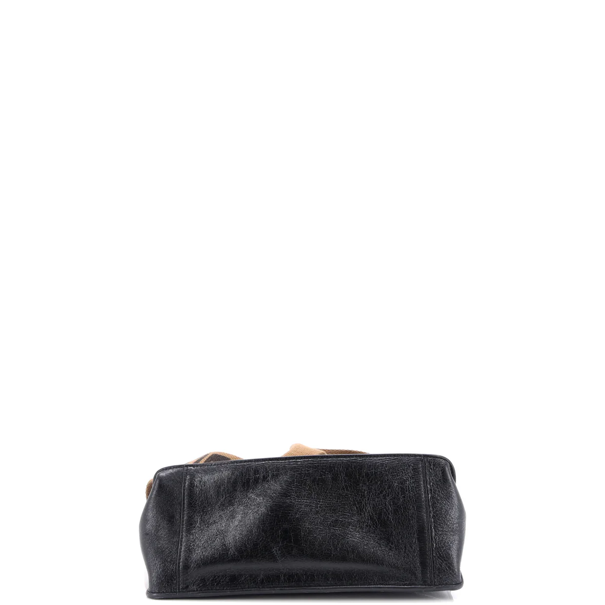 Flip Tote Leather with Suede Small - Deep Luxury