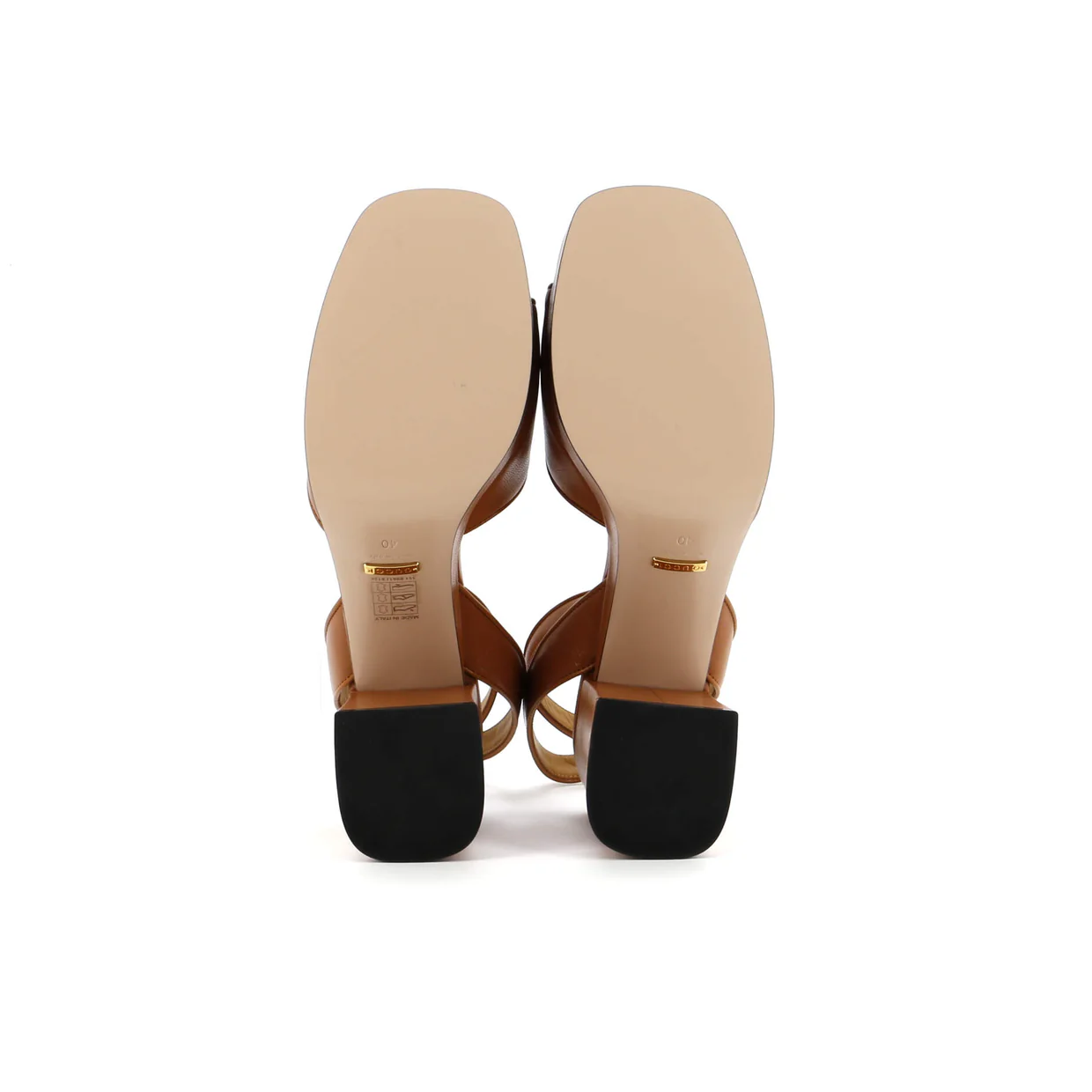 Women's Lady Horsebit Heeled Sandals Leather - Deep Luxury