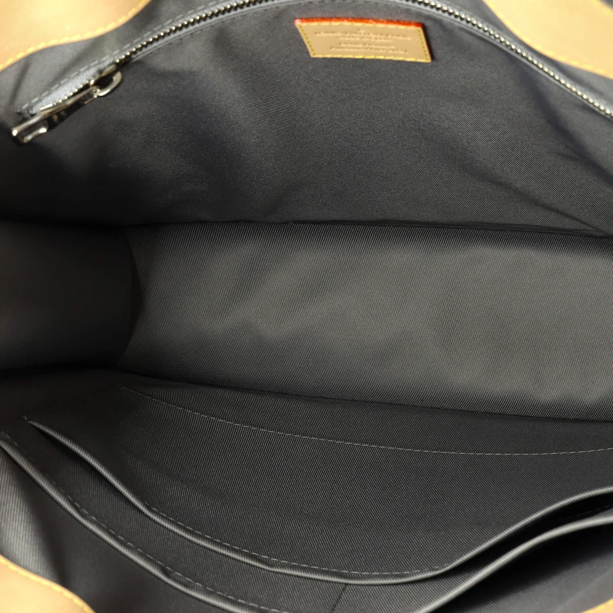 Sac Plat Bag Monogram Mirror Coated Canvas - Deep Luxury