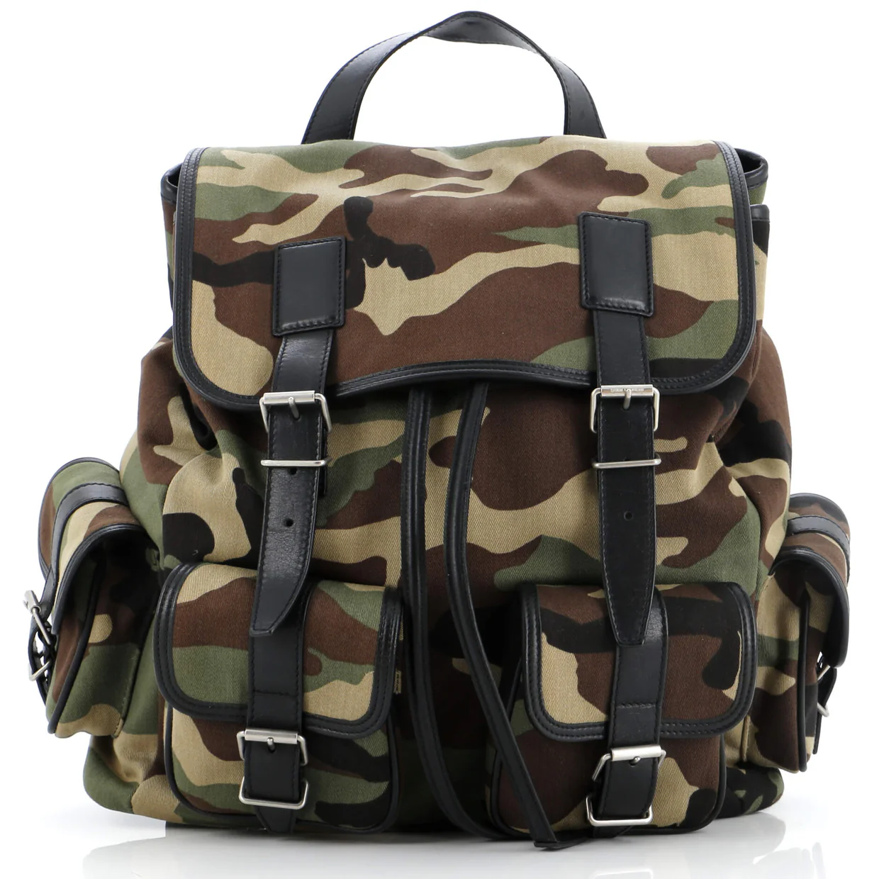 Rock Sac Backpack Camouflage Canvas Medium - Deep Luxury