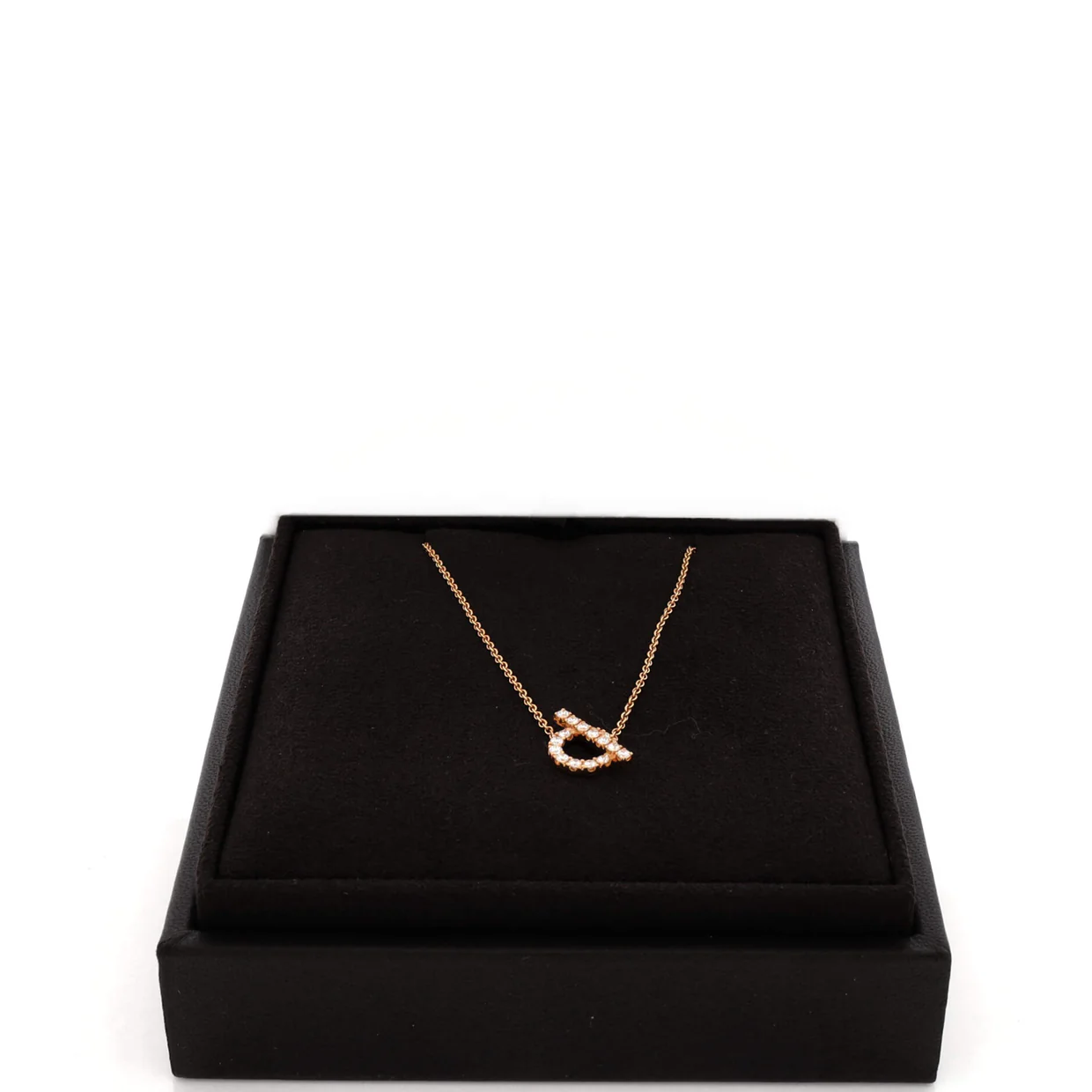 Finesse Pendant Necklace 18K Rose Gold and Diamonds - Deep Luxury