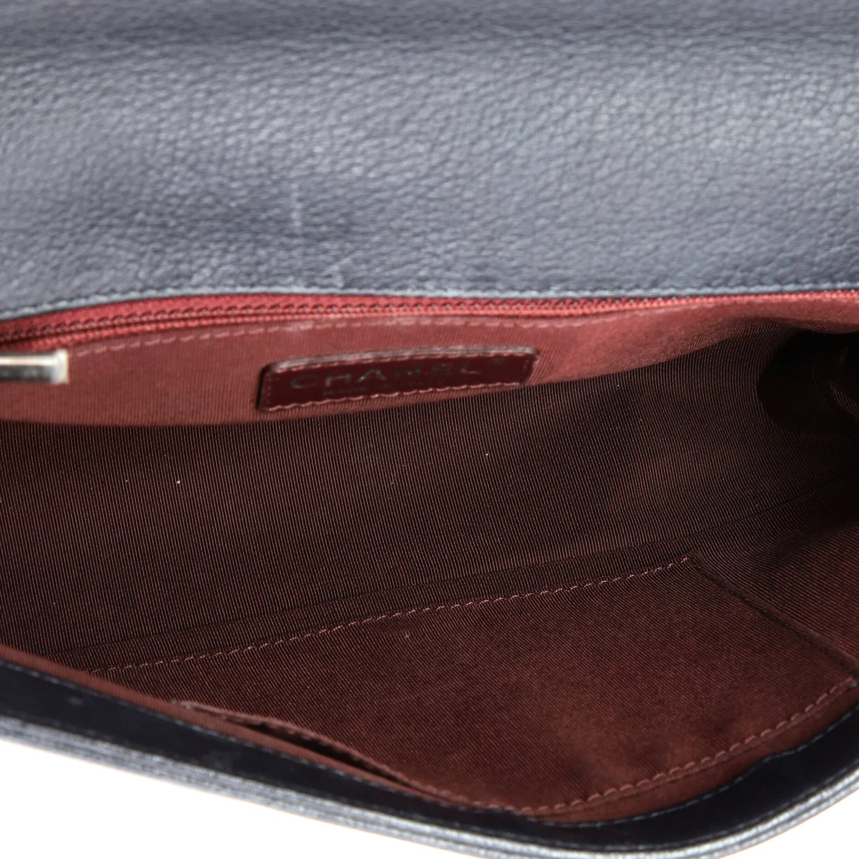 Boy Flap Bag Quilted Goatskin with Patent New Medium - Deep Luxury