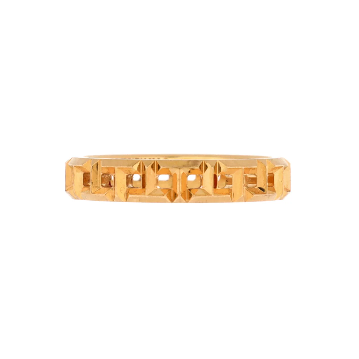 T True Ring 18K Yellow Gold Narrow - Deep Luxury