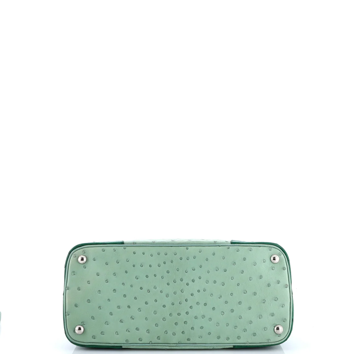 Cuir Double Tote Ostrich Medium - Deep Luxury