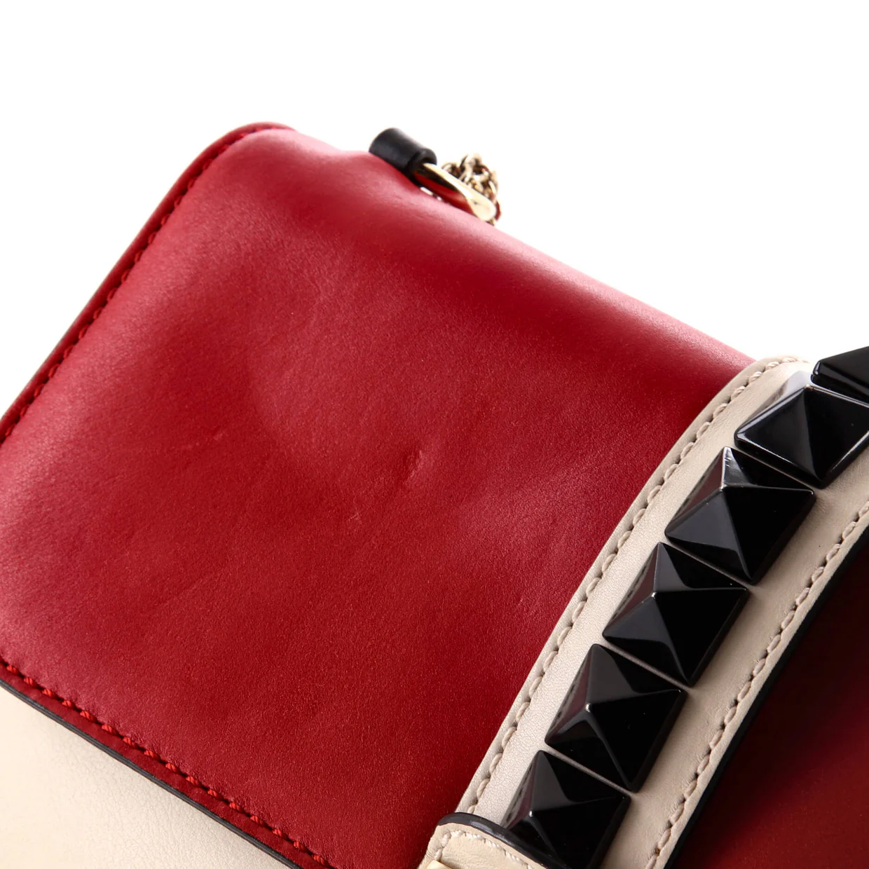 Glam Lock Shoulder Bag Leather Medium - Deep Luxury
