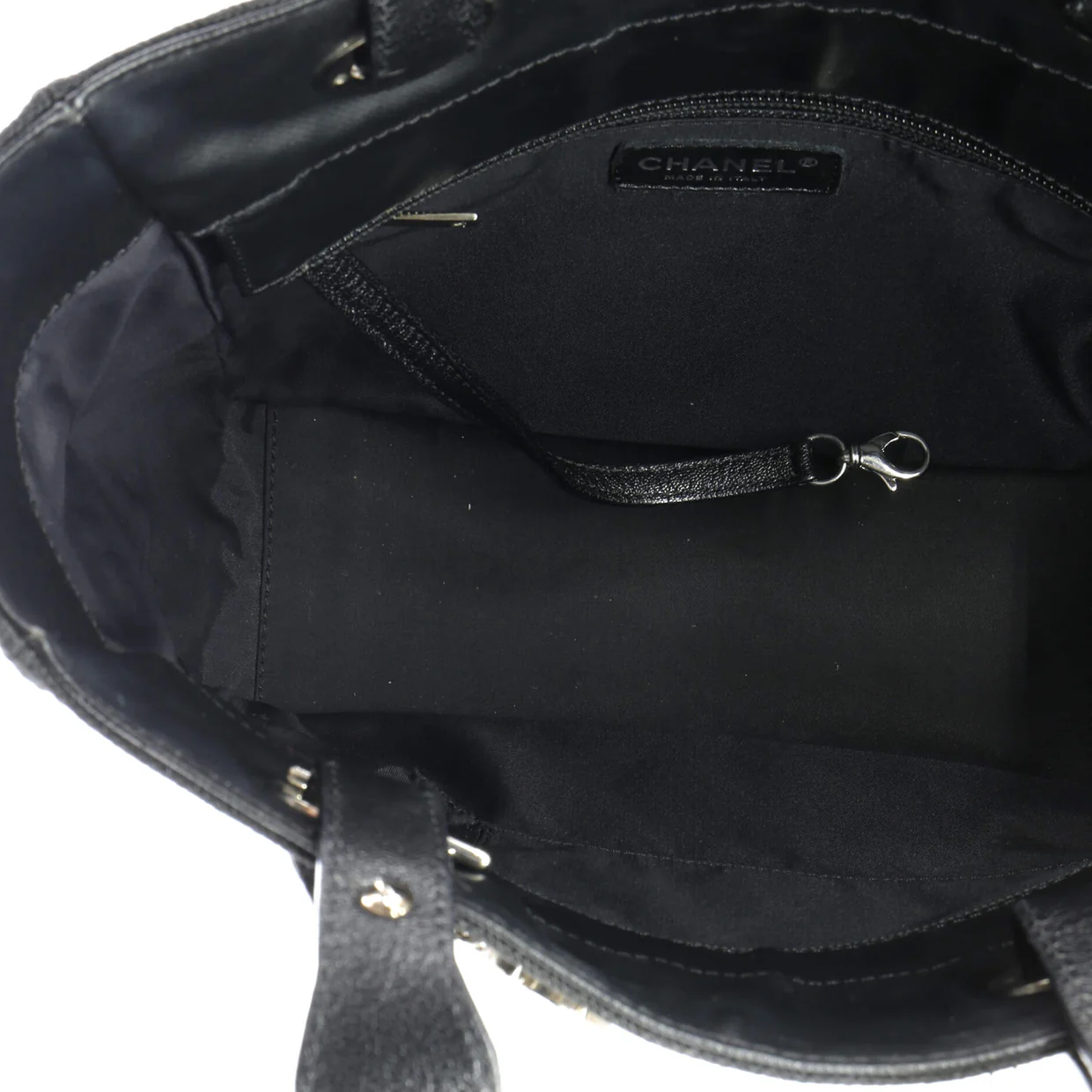 Biarritz Tote Quilted Coated Canvas Small - Deep Luxury