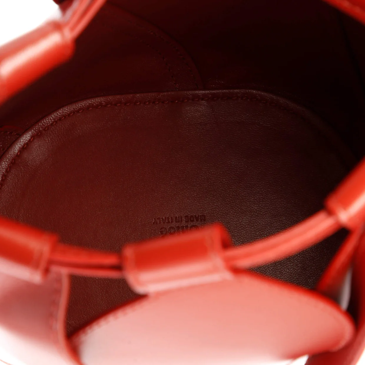 Tulip Bucket Bag Leather Small - Deep Luxury