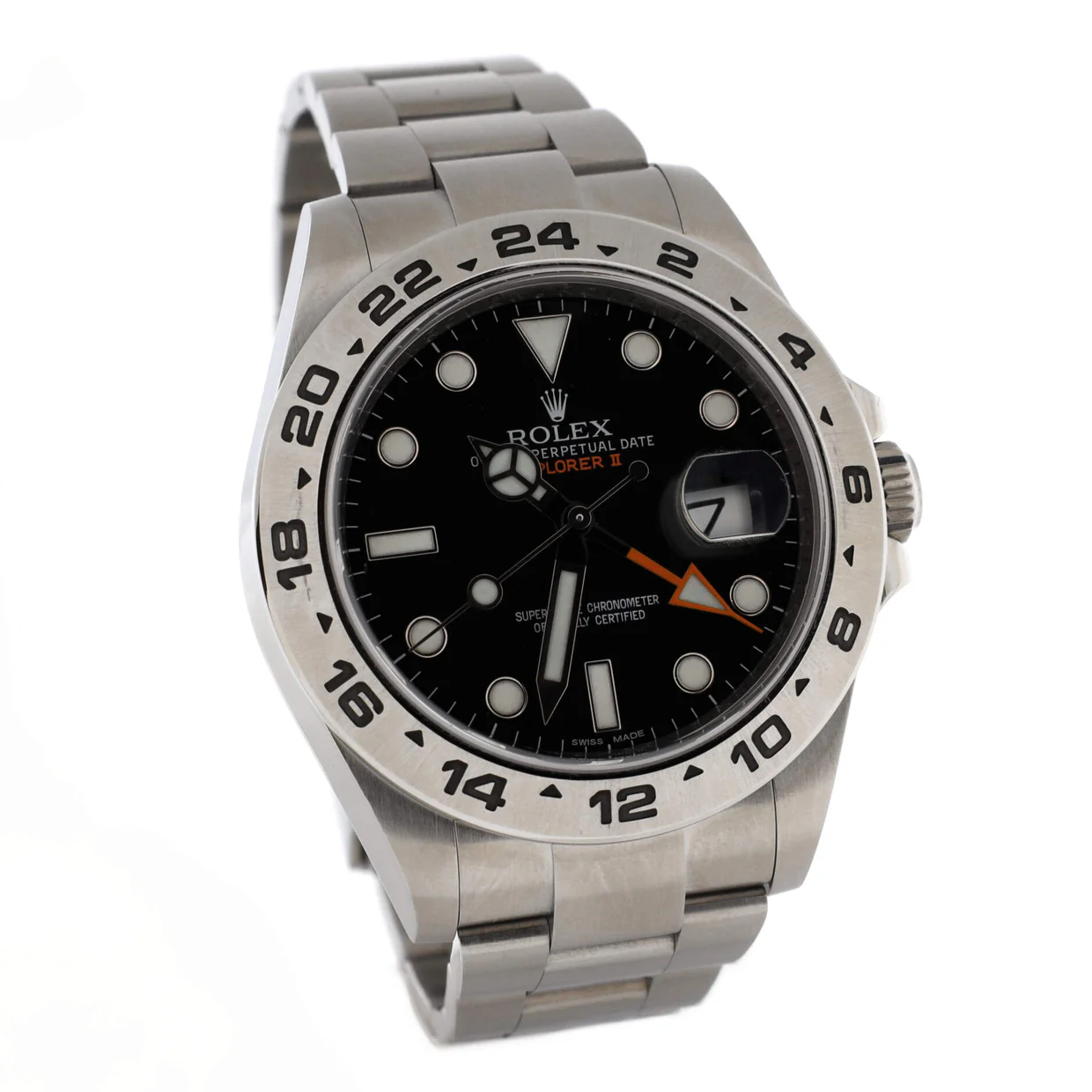 Oyster Perpetual Explorer II Automatic Watch Stainless Steel 42 - Deep Luxury