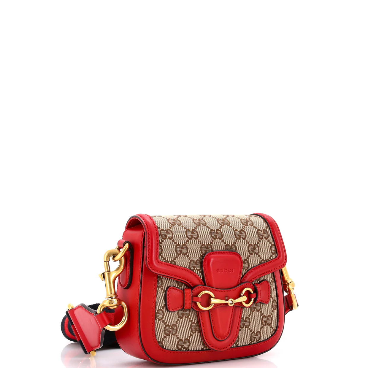 Lady Web Shoulder Bag GG Canvas Small - Deep Luxury